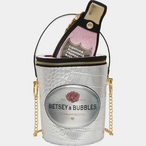 Betsey Johnson's Bubbly Champagne Crossbody Purse
